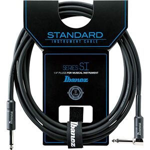 Ibanez Audio Guitar Cable Angled 3 m Musical Instrument Accessories, Black (SI10L) Ibanez Audio Guitar Cable Angled 3 m Musical Instrument Accessories, Black (SI10L)