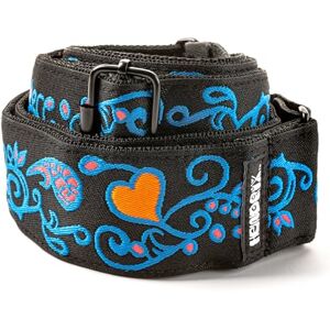 Dunlop Jimi Hendrix™ Blacklight Monterey Blue Jacquard UV Light Guitar and Bass Strap (JH24) Dunlop Jimi Hendrix™ Blacklight Monterey Blue Jacquard UV Light Guitar and Bass Strap (JH24)