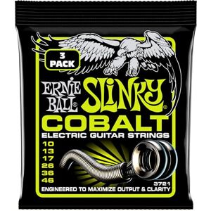 Ernie Ball Regular Slinky Cobalt Electric Guitar Strings 3 Pack 10-46 Gauge Ernie Ball Regular Slinky Cobalt Electric Guitar Strings 3 Pack 10-46 Gauge