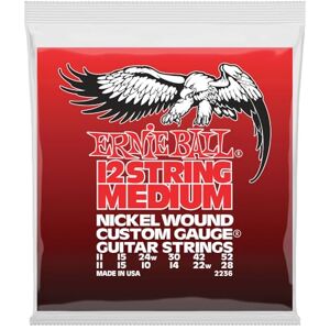 Ernie Ball Medium 12-String Nickel Wound Electric Guitar Strings 11-52 Gauge Ernie Ball Medium 12-String Nickel Wound Electric Guitar Strings 11-52 Gauge