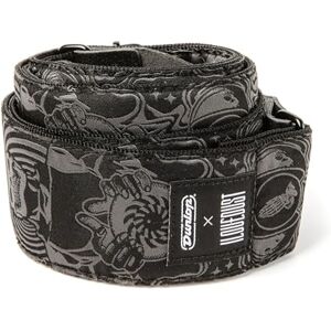 Dunlop Ild13 Guitar Strap, Endless Midnight Pattern, / Dunlop Ild13 Guitar Strap, Endless Midnight Pattern, /