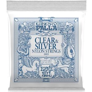 Ernie Ball Ernesto Palla Clear and Silver Nylon Classical Guitar Strings Ernie Ball Ernesto Palla Clear and Silver Nylon Classical Guitar Strings