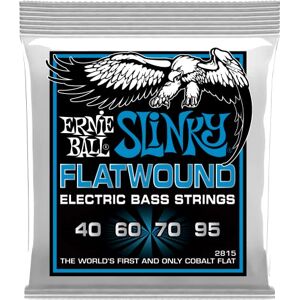 Ernie Ball Extra Slinky Flatwound Electric Bass Strings 40-95 Gauge Ernie Ball Extra Slinky Flatwound Electric Bass Strings 40-95 Gauge