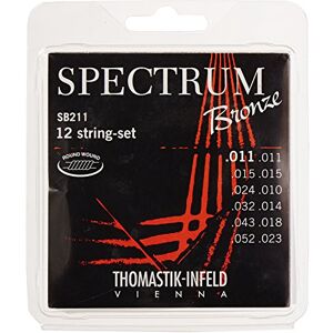 Thomastik strings for acoustic guitar Spectrum Bronze Series nickel-free set SB210 12-string extra light .010-.050 Thomastik strings for acoustic guitar Spectrum Bronze Series nickel-free set SB210 12-string extra light .010-.050