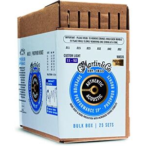 MARTIN Strings Authentic Acoustic SP Phosphor Bronze Custom Light 11-52 25 Sets MARTIN Strings Authentic Acoustic SP Phosphor Bronze Custom Light 11-52 25 Sets