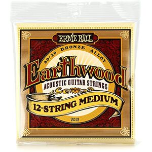 Ernie Ball Earthwood Medium 12-String 80/20 Bronze Acoustic Guitar Strings 11-28 Gauge Ernie Ball Earthwood Medium 12-String 80/20 Bronze Acoustic Guitar Strings 11-28 Gauge