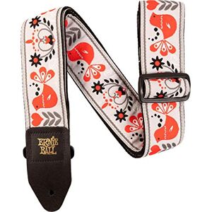 Ernie Ball Red Bird Winter Jacquard Guitar Strap Ernie Ball Red Bird Winter Jacquard Guitar Strap