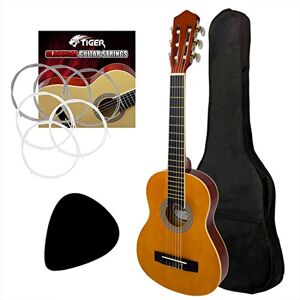 Tiger CLG2-LH-44 Full Size Left Handed Classical Spanish Guitar Pack Nylon Strings Now with 6 Months Free Lessons Included Tiger CLG2-LH-44 Full Size Left Handed Classical Spanish Guitar Pack Nylon Strings Now with 6 Months Free Lessons Included