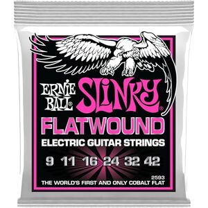 Ernie Ball Super Slinky Flatwound Electric Guitar Strings 9-42 Gauge (P02593) Ernie Ball Super Slinky Flatwound Electric Guitar Strings 9-42 Gauge (P02593)