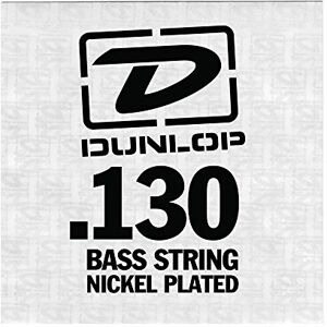 Dunlop DBN130 Nickel Stainless Steel Medium Bass Guitar String, 130-Gauge Dunlop DBN130 Nickel Stainless Steel Medium Bass Guitar String, 130-Gauge
