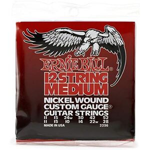 Ernie Ball Medium 12-String Nickel Wound Electric Guitar Strings 11-52 Gauge Ernie Ball Medium 12-String Nickel Wound Electric Guitar Strings 11-52 Gauge