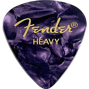 Fender Premium Celluloid Guitar Picks 351 Shape, Guitar Accessories, Purple Moto, Heavy, 144-Pack Fender Premium Celluloid Guitar Picks 351 Shape, Guitar Accessories, Purple Moto, Heavy, 144-Pack