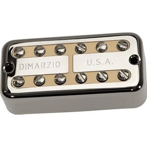 DiMarzio ® PAF'Tron™, Bridge Pickup, F-Spaced, Nickel Cover, Cream Insert DiMarzio ® PAF'Tron™, Bridge Pickup, F-Spaced, Nickel Cover, Cream Insert