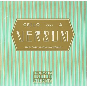 Thomastik VE41 Single string for Cello 4/4 Versum A-string steel wire, special alloy wound, tension, medium Thomastik VE41 Single string for Cello 4/4 Versum A-string steel wire, special alloy wound, tension, medium