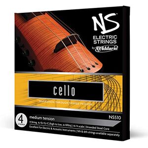 D'Addario NS Electric 4/4 Scale Medium Tension Cello String Set D'Addario NS Electric 4/4 Scale Medium Tension Cello String Set