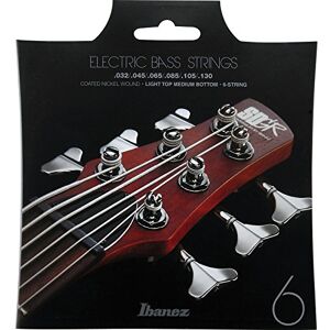 Ibanez IEBS6C 6-String Nickel Bass Guitar Strings Light Top Medium Bottom, Silver Ibanez IEBS6C 6-String Nickel Bass Guitar Strings Light Top Medium Bottom, Silver