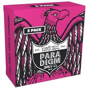 Ernie Ball Super Slinky Paradigm Electric Guitar Strings, 2 Pack 9-42 Ernie Ball Super Slinky Paradigm Electric Guitar Strings, 2 Pack 9-42