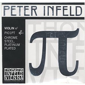 Thomastik PI01PT Single string for Violin 4/4 Peter Infeld Synthetic Core E-string chrome steel, platinum wound, medium Thomastik PI01PT Single string for Violin 4/4 Peter Infeld Synthetic Core E-string chrome steel, platinum wound, medium