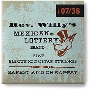 Dunlop RWN0738 Extra Light 07-38 R.Willy Strings Dunlop RWN0738 Extra Light 07-38 R.Willy Strings
