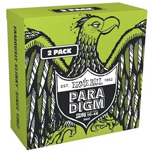 Ernie Ball Regular Slinky Paradigm Electric Guitar Strings, 2 Pack 10-46 Ernie Ball Regular Slinky Paradigm Electric Guitar Strings, 2 Pack 10-46
