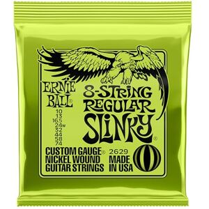 Ernie Ball Regular Slinky 8-String Nickel Wound Electric Guitar Strings 10-74 Gauge Ernie Ball Regular Slinky 8-String Nickel Wound Electric Guitar Strings 10-74 Gauge
