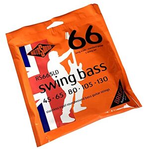 Rotosound Stainless Steel Standard Gauge Roundwound Bass Strings (45 65 80 105 130), RS665LD Rotosound Stainless Steel Standard Gauge Roundwound Bass Strings (45 65 80 105 130), RS665LD