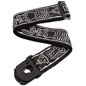 D'Addario Planet Waves Joe Satriani Planet Lock Guitar Strap Skull N Bones D'Addario Planet Waves Joe Satriani Planet Lock Guitar Strap Skull N Bones
