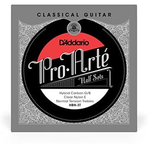 D'Addario D’Addario Guitar Strings Pro-Arte Nylon Guitar Strings HBN-3T Classical Guitar Strings Half Sets, Normal Tension, Hybrid Carbon G/B D'Addario D’Addario Guitar Strings Pro-Arte Nylon Guitar Strings HBN-3T Classical Guitar Strings Half Sets, Normal Tension, Hybrid Carbon G/B