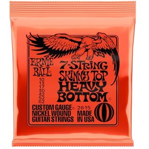 Ernie Ball Skinny Top Heavy Bottom Slinky 7-String Nickel Wound Electric Guitar Strings 10-62 Gauge Ernie Ball Skinny Top Heavy Bottom Slinky 7-String Nickel Wound Electric Guitar Strings 10-62 Gauge