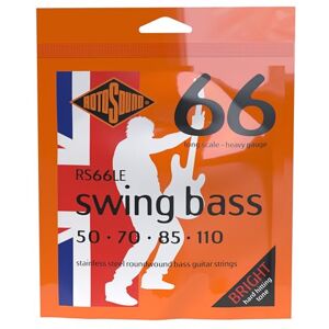 Rotosound RS66LE Stainless Steel Heavy Gauge Roundwound Bass Strings (50 70 85 110),White Black Red Blue Rotosound RS66LE Stainless Steel Heavy Gauge Roundwound Bass Strings (50 70 85 110),White Black Red Blue