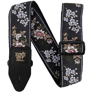 Ernie Ball Jacquard Guitar/Bass Strap White Blossom Ernie Ball Jacquard Guitar/Bass Strap White Blossom