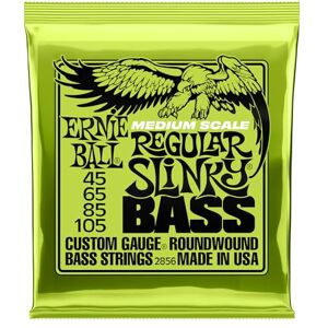 Ernie Ball Regular Slinky Nickel Wound Medium Scale Bass Strings 45-105 Gauge Ernie Ball Regular Slinky Nickel Wound Medium Scale Bass Strings 45-105 Gauge