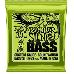 Ernie Ball Regular Slinky Nickel Wound Electric Bass Strings 50-105 Gauge Ernie Ball Regular Slinky Nickel Wound Electric Bass Strings 50-105 Gauge