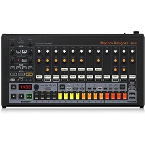 Behringer RHYTHM DESIGNER RD-8 Classic Analog Drum Machine with 16 Drum Sounds, 64 Step Sequencer, Wave Designer and Dual-Mode Filter Behringer RHYTHM DESIGNER RD-8 Classic Analog Drum Machine with 16 Drum Sounds, 64 Step Sequencer, Wave Designer and Dual-Mode Filter