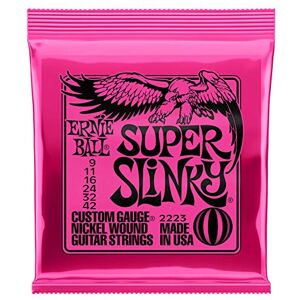 Ernie Ball 2223-12 Super Slinky Electric Guitar Strings (Box of 12 Sets) Ernie Ball 2223-12 Super Slinky Electric Guitar Strings (Box of 12 Sets)