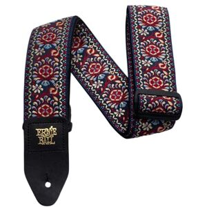 Ernie Ball Royal Bloom Jacquard Guitar Strap Ernie Ball Royal Bloom Jacquard Guitar Strap