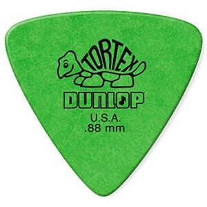 Dunlop 431R.88 Tortex Triangle, Green.88mm, 72/Bag Dunlop 431R.88 Tortex Triangle, Green.88mm, 72/Bag