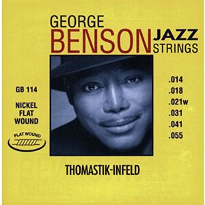 Thomastik 676667 Saiten für E-Gitarre George Benson Jazz Guitar -, Satz, Natural Thomastik 676667 Saiten für E-Gitarre George Benson Jazz Guitar -, Satz, Natural
