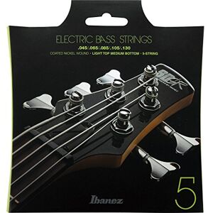 Ibanez IEBS5C 5-String Bass Guitar Strings Light Top Medium Bottom, Silver Ibanez IEBS5C 5-String Bass Guitar Strings Light Top Medium Bottom, Silver