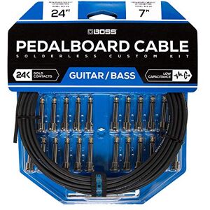 Boss BCK-24 Solderless Pedal Board Cable Kit, Simple and quick assembly, 24ft/7m length Boss BCK-24 Solderless Pedal Board Cable Kit, Simple and quick assembly, 24ft/7m length