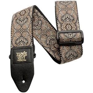 Ernie Ball Gold & Black Paisley Jacquard Guitar Strap Ernie Ball Gold & Black Paisley Jacquard Guitar Strap