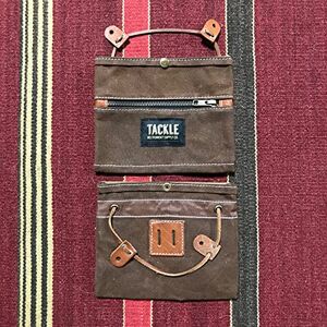 Tackle Waxed Canvas Gig Pouch Brown Tackle Waxed Canvas Gig Pouch Brown