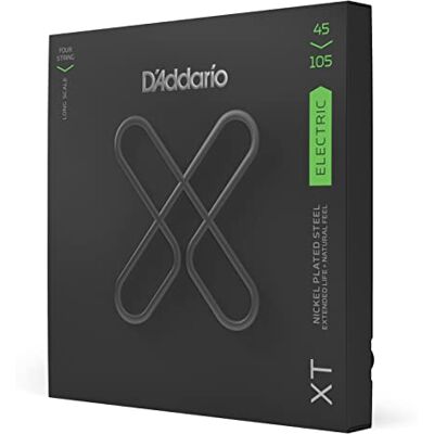 D'Addario XT Coated Bass Strings XTB45105, 45-105, 4-String D'Addario XT Coated Bass Strings XTB45105, 45-105, 4-String