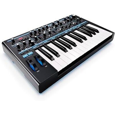 Novation Bass Station II Analogue Monosynth – includes 64 factory patches, pattern-based step sequencer and arpeggiator, two oscillators plus an additional sub oscillator Novation Bass Station II Analogue Monosynth – includes 64 factory patches, pattern-based step sequencer and arpeggiator, two oscillators plus an additional sub oscillator