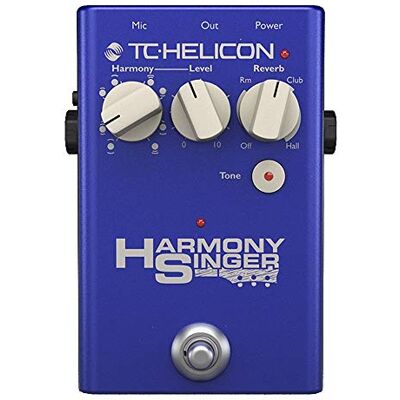 TC Helicon HARMONY SINGER 2 Vocal Effects Pedal Guitar-Controlled Harmony, Studio Reverb & Adaptive Tone for Live Performances TC Helicon HARMONY SINGER 2 Vocal Effects Pedal Guitar-Controlled Harmony, Studio Reverb & Adaptive Tone for Live Performances