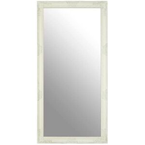 Premier Housewares Rectangular Wall Mirror/Classic Mirrors For Bathroom/Bedroom/Garden Walls Fancy Wall Mounted Mirrors For Hallway With White/Gold Finish 84 x 4 x 170 Premier Housewares Rectangular Wall Mirror/Classic Mirrors For Bathroom/Bedroom/Garden Walls Fancy Wall Mounted Mirrors For Hallway With White/Gold Finish 84 x 4 x 170