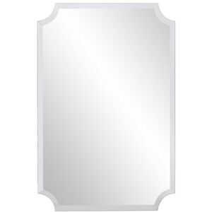 Howard Elliott Collection Howard Elliott Frameless Silver Rectangle Wall Hanging Mirror, Elegant Beveled Edges Frameless Wall Hanging Mirror, Modern Accent Decorative Vanity Mirror for Bathroom, Entryway, Bedroom, 24 x 36 inch Howard Elliott Collection Howard Elliott Frameless Silver Rectangle Wall Hanging Mirror, Elegant Beveled Edges Frameless Wall Hanging Mirror, Modern Accent Decorative Vanity Mirror for Bathroom, Entryway, Bedroom, 24 x 36 inch