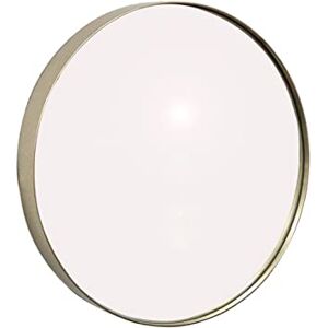 ASPECT Studio Round Wood Accent Wall Mirror/Vanity Mirror/Bathroom Mirror (50.5 dia x 4 cm, Champagne Silver) ASPECT Studio Round Wood Accent Wall Mirror/Vanity Mirror/Bathroom Mirror (50.5 dia x 4 cm, Champagne Silver)