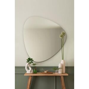 MirrorOutlet The Lapis Large Frameless Pond Wall Mirror 32" X 24" (80cm X 60cm) Silver Mirror Glass On A Black Backing. MirrorOutlet The Lapis Large Frameless Pond Wall Mirror 32" X 24" (80cm X 60cm) Silver Mirror Glass On A Black Backing.