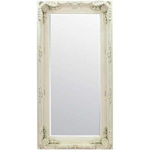 Gallery Carved Louis Leaner Mirror Cream 69x35.5 BL-5055299411834, 175 x 89, Beige Gallery Carved Louis Leaner Mirror Cream 69x35.5 BL-5055299411834, 175 x 89, Beige